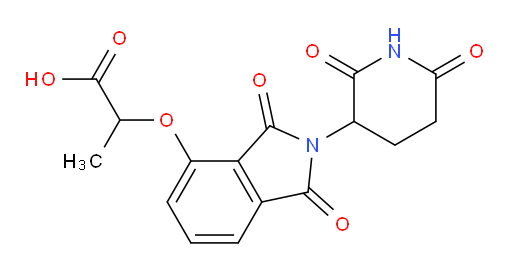 2-((2-(2,6-dioxopiperidin-3-yl)-1,3-dioxoisoindolin-4-yl)oxy)propanoic acid