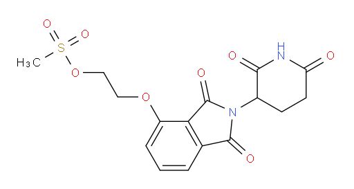 2-((2-(2,6-dioxopiperidin-3-yl)-1,3-dioxoisoindolin-4-yl)oxy)ethyl methanesulfonate