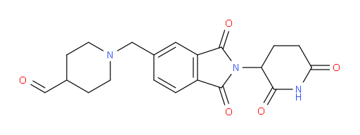 1-((2-(2,6-dioxopiperidin-3-yl)-1,3-dioxoisoindolin-5-yl)methyl)piperidine-4-carbaldehyde