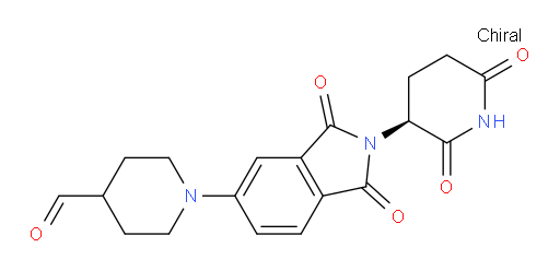 (S)-1-(2-(2,6-dioxopiperidin-3-yl)-1,3-dioxoisoindolin-5-yl)piperidine-4-carbaldehyde