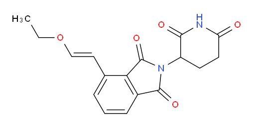 (E)-2-(2,6-dioxopiperidin-3-yl)-4-(2-ethoxyvinyl)isoindoline-1,3-dione
