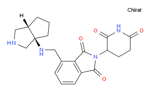 2-(2,6-dioxopiperidin-3-yl)-4-((((3aR,6aS)-octahydrocyclopenta[c]pyrrol-3a-yl)amino)methyl)isoindoline-1,3-dione