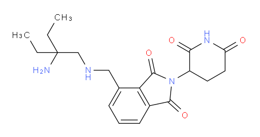 4-(((2-amino-2-ethylbutyl)amino)methyl)-2-(2,6-dioxopiperidin-3-yl)isoindoline-1,3-dione