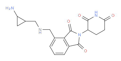 4-((((2-aminocyclopropyl)methyl)amino)methyl)-2-(2,6-dioxopiperidin-3-yl)isoindoline-1,3-dione