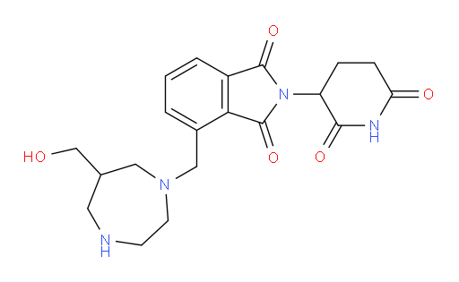 2-(2,6-dioxopiperidin-3-yl)-4-((6-(hydroxymethyl)-1,4-diazepan-1-yl)methyl)isoindoline-1,3-dione