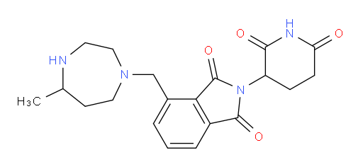 2-(2,6-dioxopiperidin-3-yl)-4-((5-methyl-1,4-diazepan-1-yl)methyl)isoindoline-1,3-dione