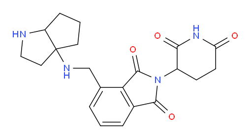 2-(2,6-dioxopiperidin-3-yl)-4-(((octahydrocyclopenta[b]pyrrol-3a-yl)amino)methyl)isoindoline-1,3-dione