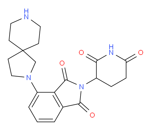 2-(2,6-dioxopiperidin-3-yl)-4-(2,8-diazaspiro[4.5]decan-2-yl)isoindoline-1,3-dione