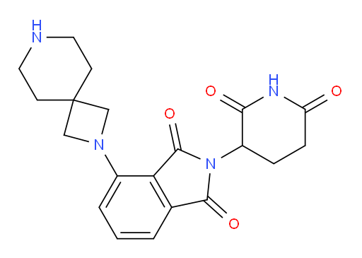 2-(2,6-dioxopiperidin-3-yl)-4-(2,7-diazaspiro[3.5]nonan-2-yl)isoindoline-1,3-dione