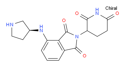 2-(2,6-dioxopiperidin-3-yl)-4-((S)-pyrrolidin-3-ylamino)isoindoline-1,3-dione