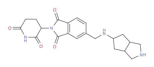 2-(2,6-dioxopiperidin-3-yl)-5-(((octahydrocyclopenta[c]pyrrol-5-yl)amino)methyl)isoindoline-1,3-dione
