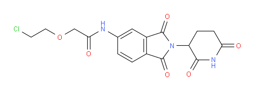 2-(2-chloroethoxy)-N-(2-(2,6-dioxopiperidin-3-yl)-1,3-dioxoisoindolin-5-yl)acetamide