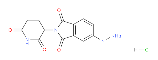 2-(2,6-dioxopiperidin-3-yl)-5-hydrazinylisoindoline-1,3-dione hydrochloride