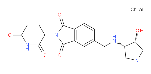 2-(2,6-dioxopiperidin-3-yl)-5-((((3S,4R)-4-hydroxypyrrolidin-3-yl)amino)methyl)isoindoline-1,3-dione