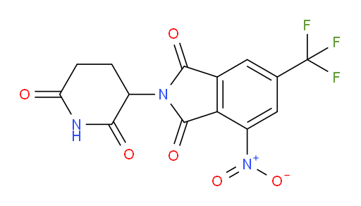 2-(2,6-dioxopiperidin-3-yl)-4-nitro-6-(trifluoromethyl)isoindoline-1,3-dione
