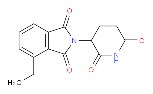 2-(2,6-dioxopiperidin-3-yl)-4-ethylisoindoline-1,3-dione