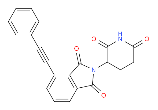 2-(2,6-dioxopiperidin-3-yl)-4-(phenylethynyl)isoindoline-1,3-dione