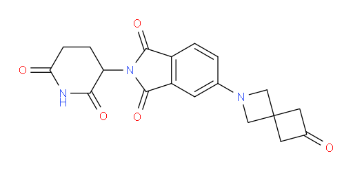 2-(2,6-dioxopiperidin-3-yl)-5-(6-oxo-2-azaspiro[3.3]heptan-2-yl)isoindoline-1,3-dione