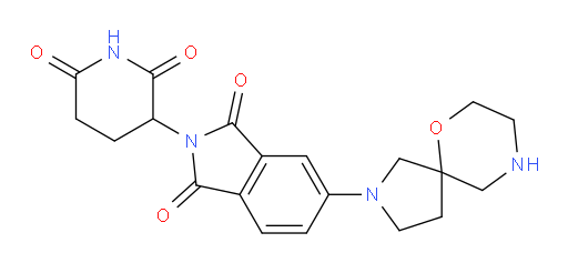 2-(2,6-dioxopiperidin-3-yl)-5-(6-oxa-2,9-diazaspiro[4.5]decan-2-yl)isoindoline-1,3-dione