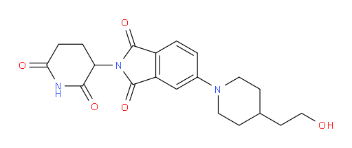 2-(2,6-dioxopiperidin-3-yl)-5-(4-(2-hydroxyethyl)piperidin-1-yl)isoindoline-1,3-dione