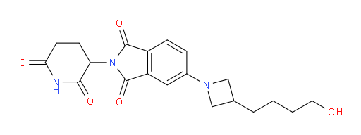 2-(2,6-dioxopiperidin-3-yl)-5-(3-(4-hydroxybutyl)azetidin-1-yl)isoindoline-1,3-dione