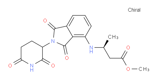 (3S)-methyl 3-((2-(2,6-dioxopiperidin-3-yl)-1,3-dioxoisoindolin-4-yl)amino)butanoate