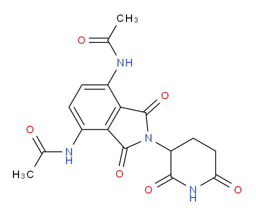 N,N'-(2-(2,6-dioxopiperidin-3-yl)-1,3-dioxoisoindoline-4,7-diyl)diacetamide