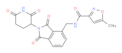 N-((2-(2,6-dioxopiperidin-3-yl)-1,3-dioxoisoindolin-4-yl)methyl)-5-methylisoxazole-3-carboxamide