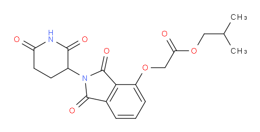 isobutyl 2-((2-(2,6-dioxopiperidin-3-yl)-1,3-dioxoisoindolin-4-yl)oxy)acetate