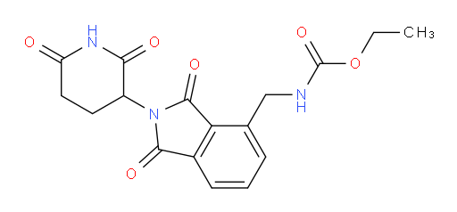 ethyl ((2-(2,6-dioxopiperidin-3-yl)-1,3-dioxoisoindolin-4-yl)methyl)carbamate