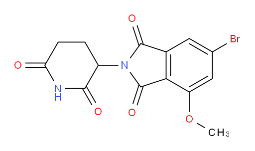6-bromo-2-(2,6-dioxopiperidin-3-yl)-4-methoxyisoindoline-1,3-dione