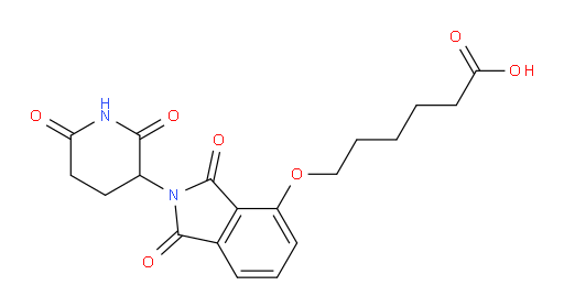 6-((2-(2,6-dioxopiperidin-3-yl)-1,3-dioxoisoindolin-4-yl)oxy)hexanoic acid