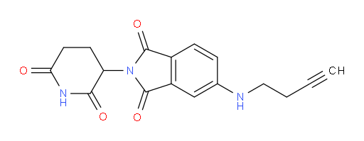 5-(but-3-yn-1-ylamino)-2-(2,6-dioxopiperidin-3-yl)isoindoline-1,3-dione
