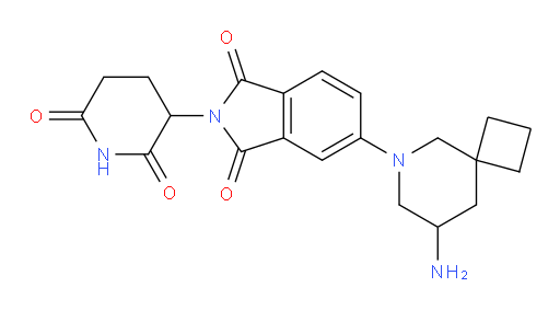 5-(8-amino-6-azaspiro[3.5]nonan-6-yl)-2-(2,6-dioxopiperidin-3-yl)isoindoline-1,3-dione