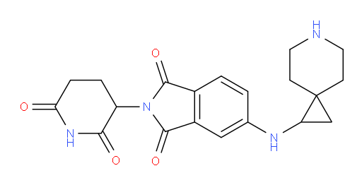 5-(6-azaspiro[2.5]octan-1-ylamino)-2-(2,6-dioxopiperidin-3-yl)isoindoline-1,3-dione