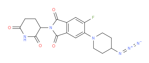 5-(4-azidopiperidin-1-yl)-2-(2,6-dioxopiperidin-3-yl)-6-fluoroisoindoline-1,3-dione