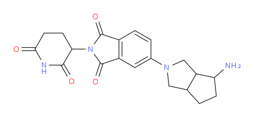 5-(4-aminohexahydrocyclopenta[c]pyrrol-2(1H)-yl)-2-(2,6-dioxopiperidin-3-yl)isoindoline-1,3-dione