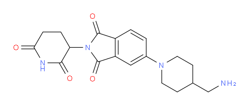 5-(4-(aminomethyl)piperidin-1-yl)-2-(2,6-dioxopiperidin-3-yl)isoindoline-1,3-dione