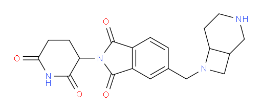 5-(3,7-diazabicyclo[4.2.0]octan-7-ylmethyl)-2-(2,6-dioxopiperidin-3-yl)isoindoline-1,3-dione