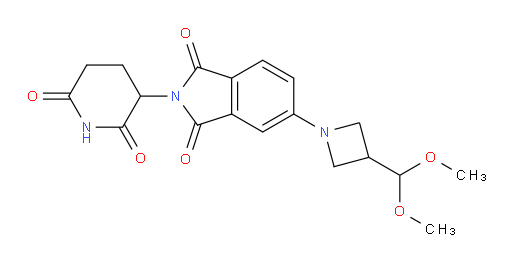 5-(3-(dimethoxymethyl)azetidin-1-yl)-2-(2,6-dioxopiperidin-3-yl)isoindoline-1,3-dione