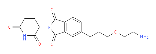 5-(3-(2-aminoethoxy)propyl)-2-(2,6-dioxopiperidin-3-yl)isoindoline-1,3-dione