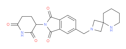 5-(2,5-diazaspiro[3.5]nonan-2-ylmethyl)-2-(2,6-dioxopiperidin-3-yl)isoindoline-1,3-dione