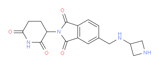 5-((azetidin-3-ylamino)methyl)-2-(2,6-dioxopiperidin-3-yl)isoindoline-1,3-dione