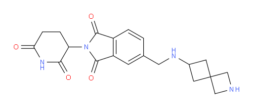 5-((2-azaspiro[3.3]heptan-6-ylamino)methyl)-2-(2,6-dioxopiperidin-3-yl)isoindoline-1,3-dione