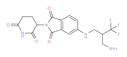 5-((2-(aminomethyl)-3,3,3-trifluoropropyl)amino)-2-(2,6-dioxopiperidin-3-yl)isoindoline-1,3-dione