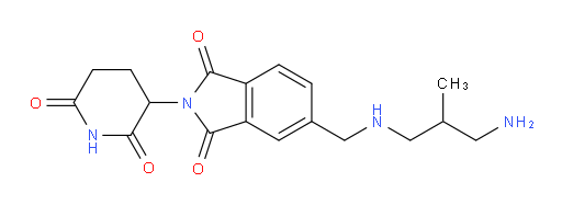 5-(((3-amino-2-methylpropyl)amino)methyl)-2-(2,6-dioxopiperidin-3-yl)isoindoline-1,3-dione