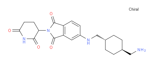 5-((((1r,4r)-4-(aminomethyl)cyclohexyl)methyl)amino)-2-(2,6-dioxopiperidin-3-yl)isoindoline-1,3-dione