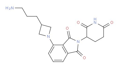 4-(3-(3-aminopropyl)azetidin-1-yl)-2-(2,6-dioxopiperidin-3-yl)isoindoline-1,3-dione