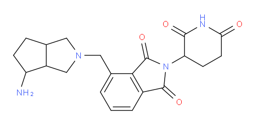 4-((4-aminohexahydrocyclopenta[c]pyrrol-2(1H)-yl)methyl)-2-(2,6-dioxopiperidin-3-yl)isoindoline-1,3-dione