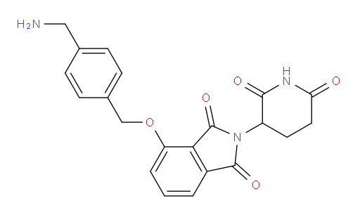 4-((4-(aminomethyl)benzyl)oxy)-2-(2,6-dioxopiperidin-3-yl)isoindoline-1,3-dione
